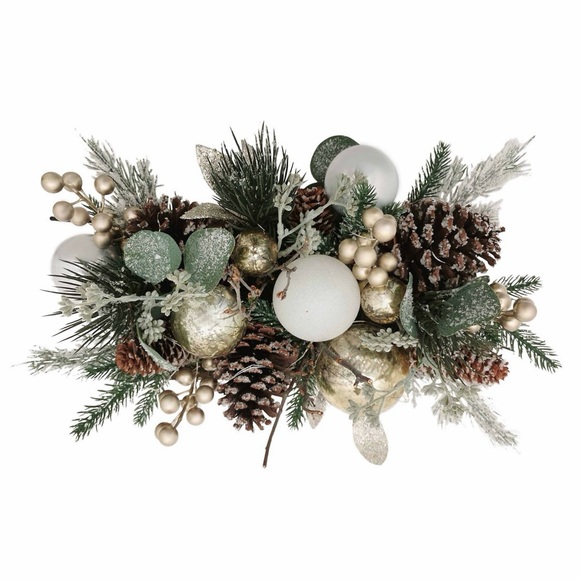 🎉HP🎉 St. Nicholas Square® Wooden Sleigh LED Lit Artificial Floral Arrangement - Picture 6 of 6